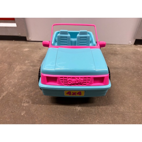 VTG 1994 Barbie Blue Convertible‎ Off Road Toy Car 4x4 Kids Play Vehicle - Picture 6 of 7